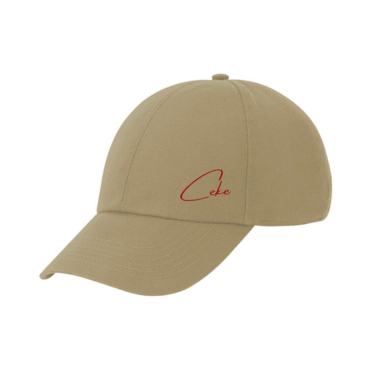 Casquette CeKe sable 6 panneaux
