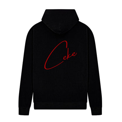 CeKe Hoodie mit gefütterter Kapuze und Kängurutasche, Bio-Baumwolle