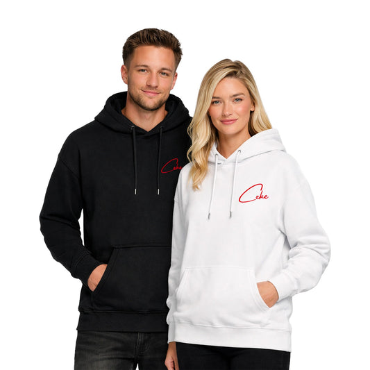 Hoodie CeKe en coton biologique, molleton premium 300 g/m²