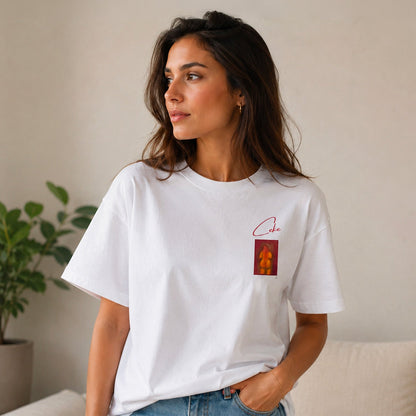 Obra original « La Femme de Dos » en una camiseta de mujer CeKe