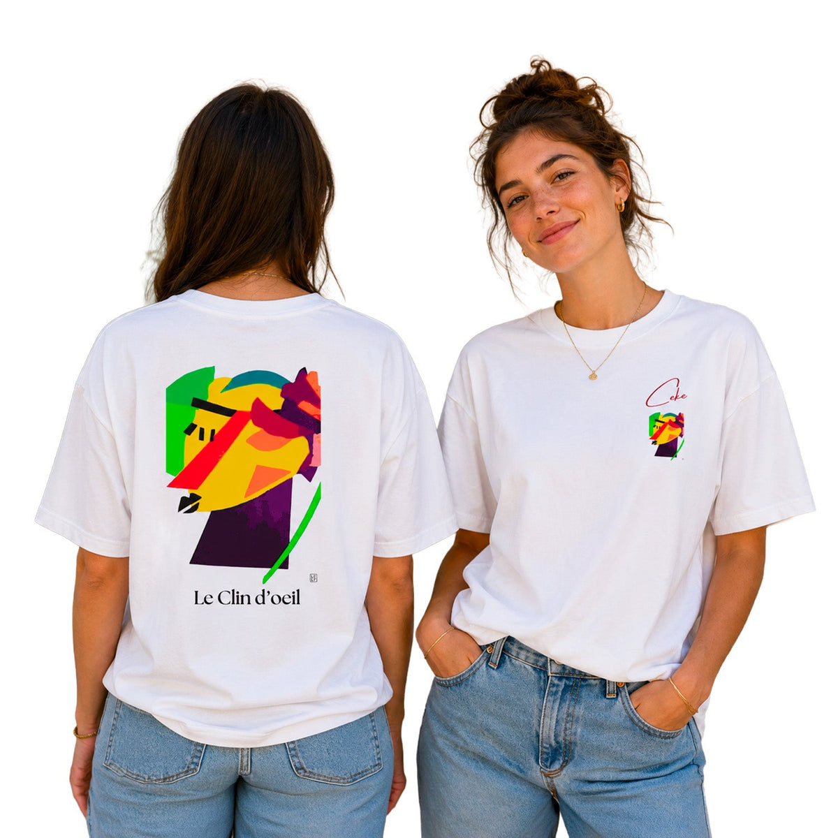 CeKe T-Shirt « Le Clin d'Œil », LELF Kunstkollektion