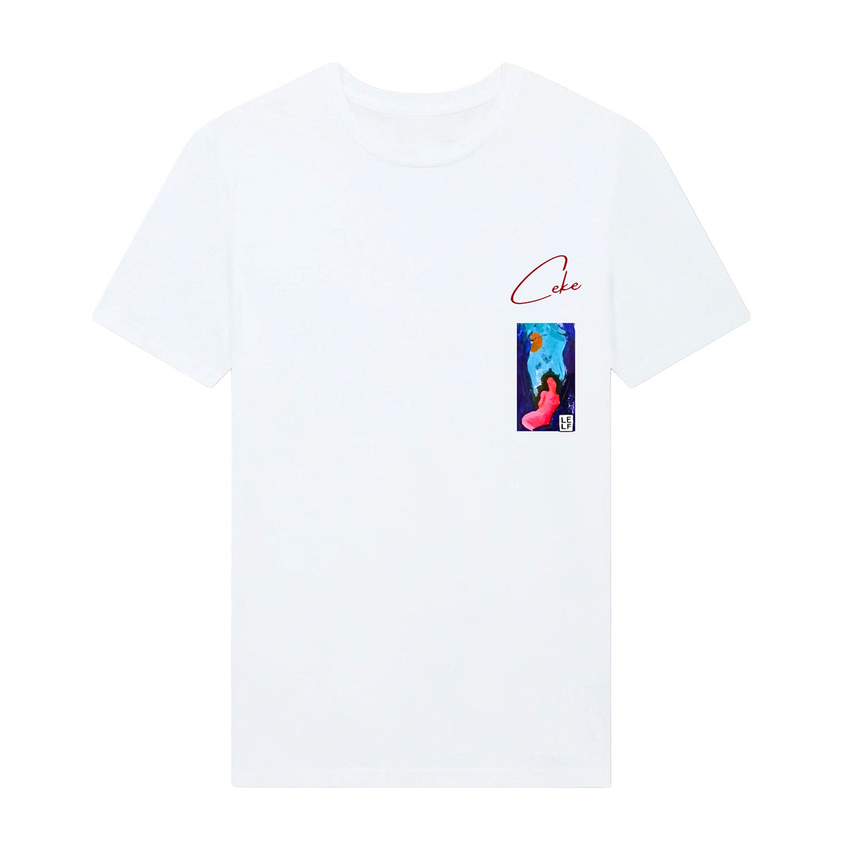 CeKe T-Shirt LELF Kollektion « Au Clair de Lune », tragbare Kunst