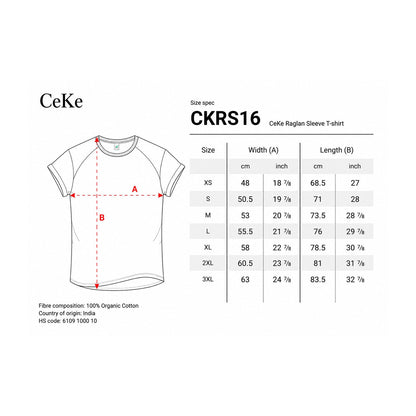 Größentabelle für das CeKe Damen-T-Shirt mit Krempelärmeln