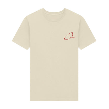 Camiseta CeKe Organic Premium blanca de algodón orgánico