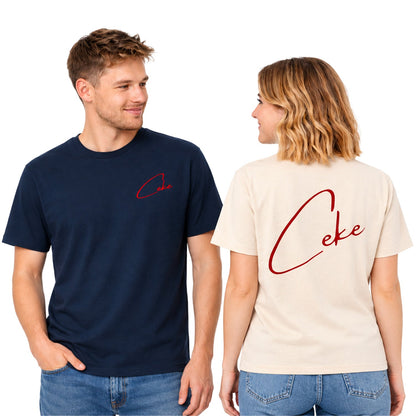 Camiseta CeKe Organic Premium de algodón orgánico de 185 g/m²