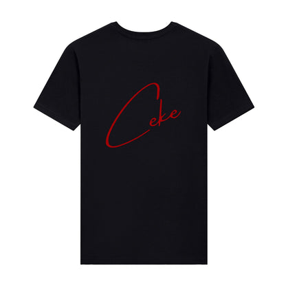 Camiseta CeKe de punto de algodón 100 % orgánico, malla fina