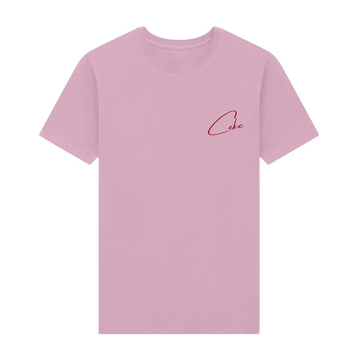 Camiseta CeKe Organic Premium rosa Miami de algodón orgánico