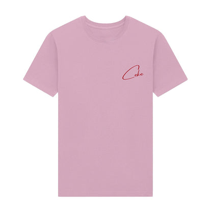 Camiseta CeKe Organic Premium rosa Miami de algodón orgánico
