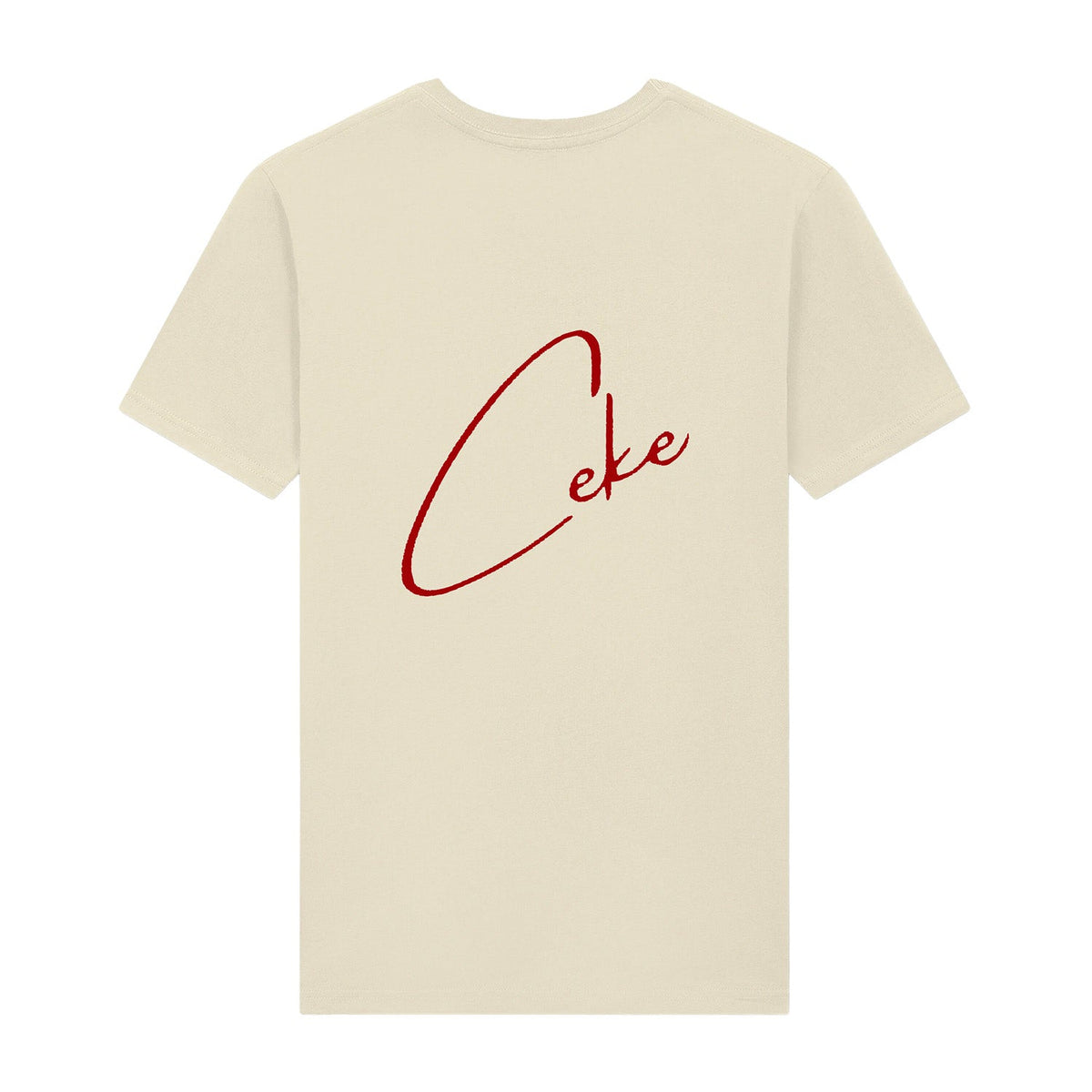 Camiseta CeKe Organic Premium, tejido apretado de tacto suave