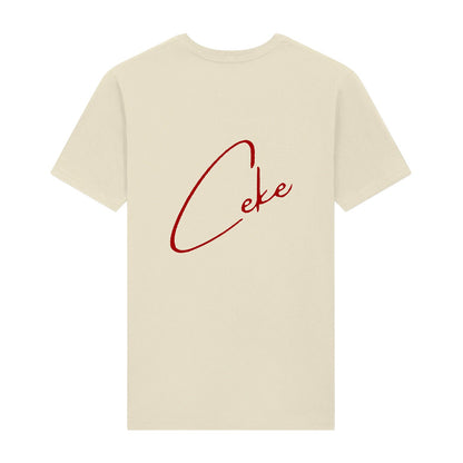 Camiseta CeKe Organic Premium, tejido apretado de tacto suave