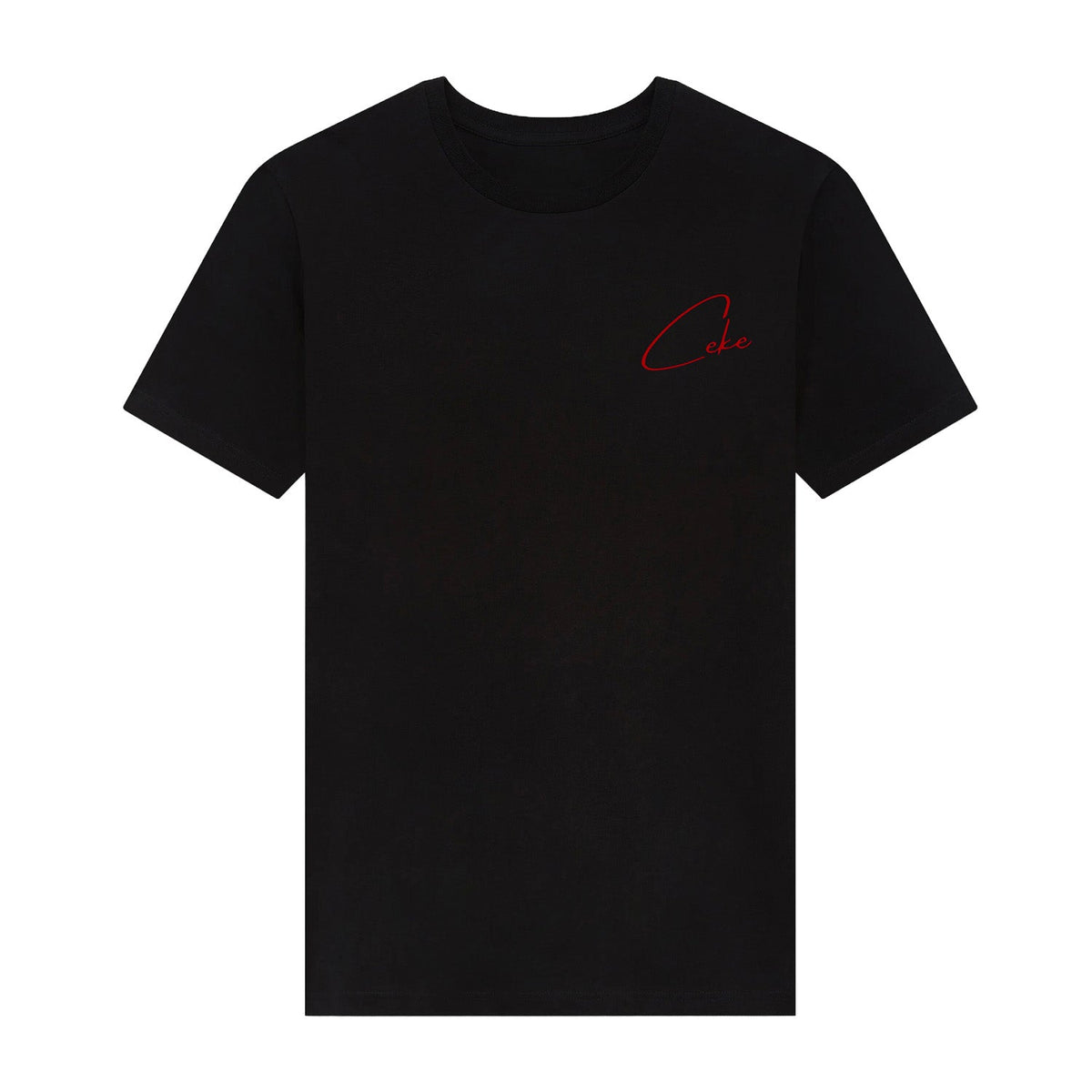 Schwarzes CeKe Heavyweight Oversize-T-Shirt aus 220 g/m² Bio-Baumwolle