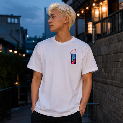 CeKe LELF Premium-T-Shirt 220 g/m² « Au Clair de Lune »