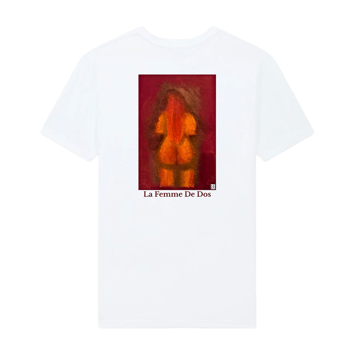 CeKe Premium-T-Shirt 220 g/m² « La Femme de Dos », LELF Kollektion